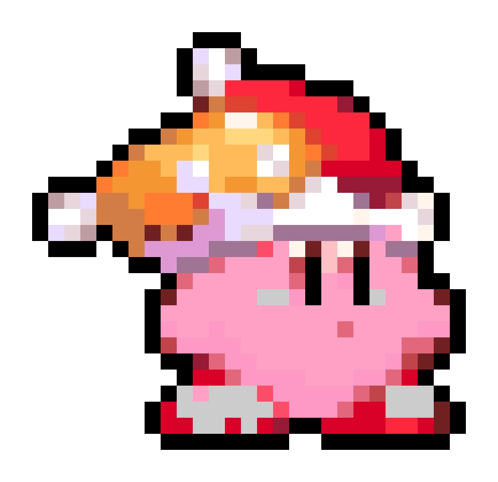 Kirby Beam fuse bead pattern