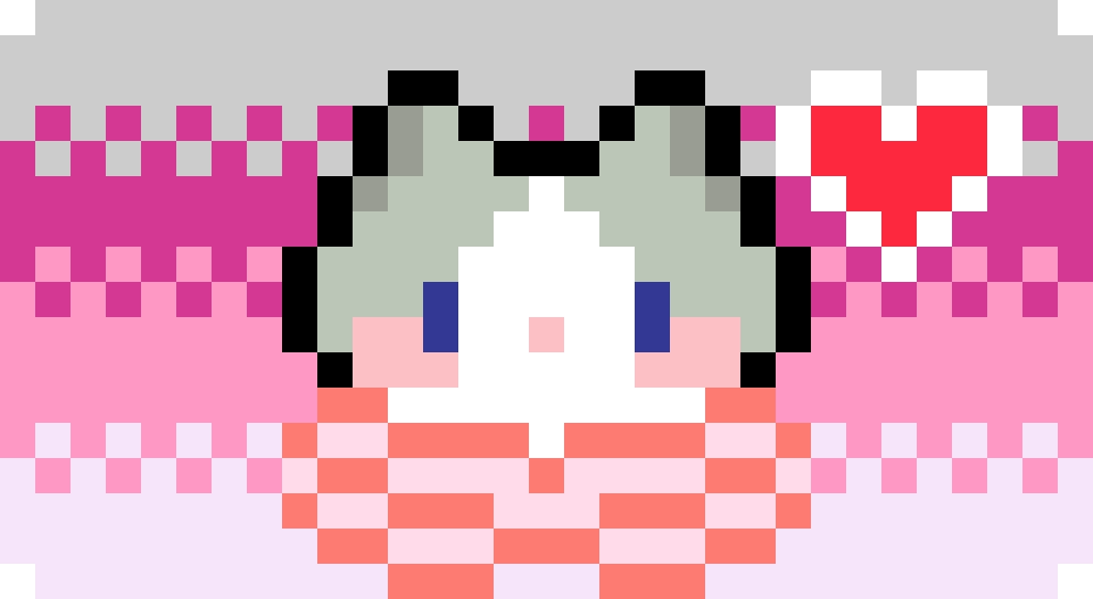 Kitten Pattern 03 fuse bead pattern
