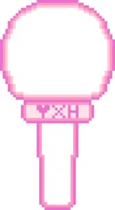 Concert Light Stick 6 Layer Fuse Bead Pattern (Free Printable)