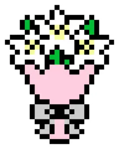Lily Flower Patrón de Cuentas de Fusión (Imprimible Gratis)