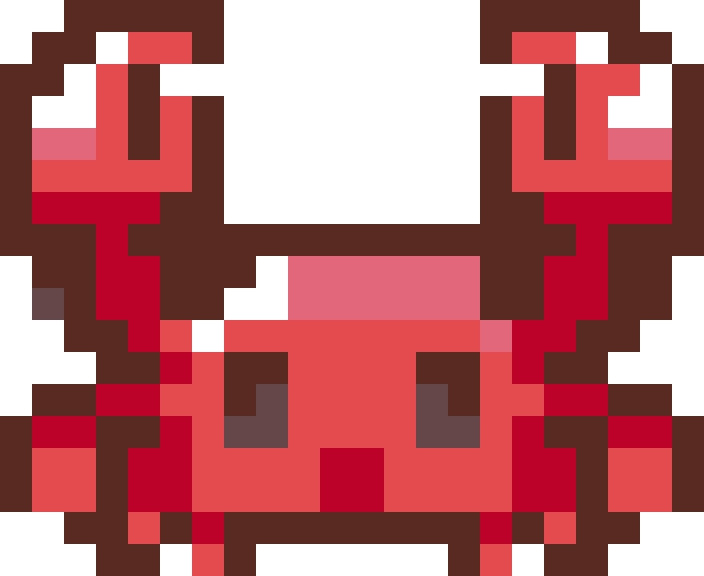Little Crab fuse bead pattern