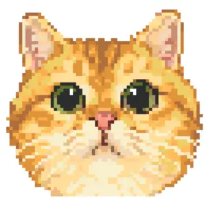 Little Kitten Face نمط خرز دمج (طباعة مجانية)