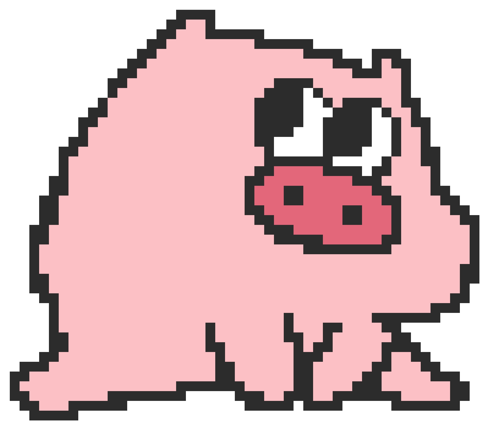 Lucky Piggy fuse bead pattern