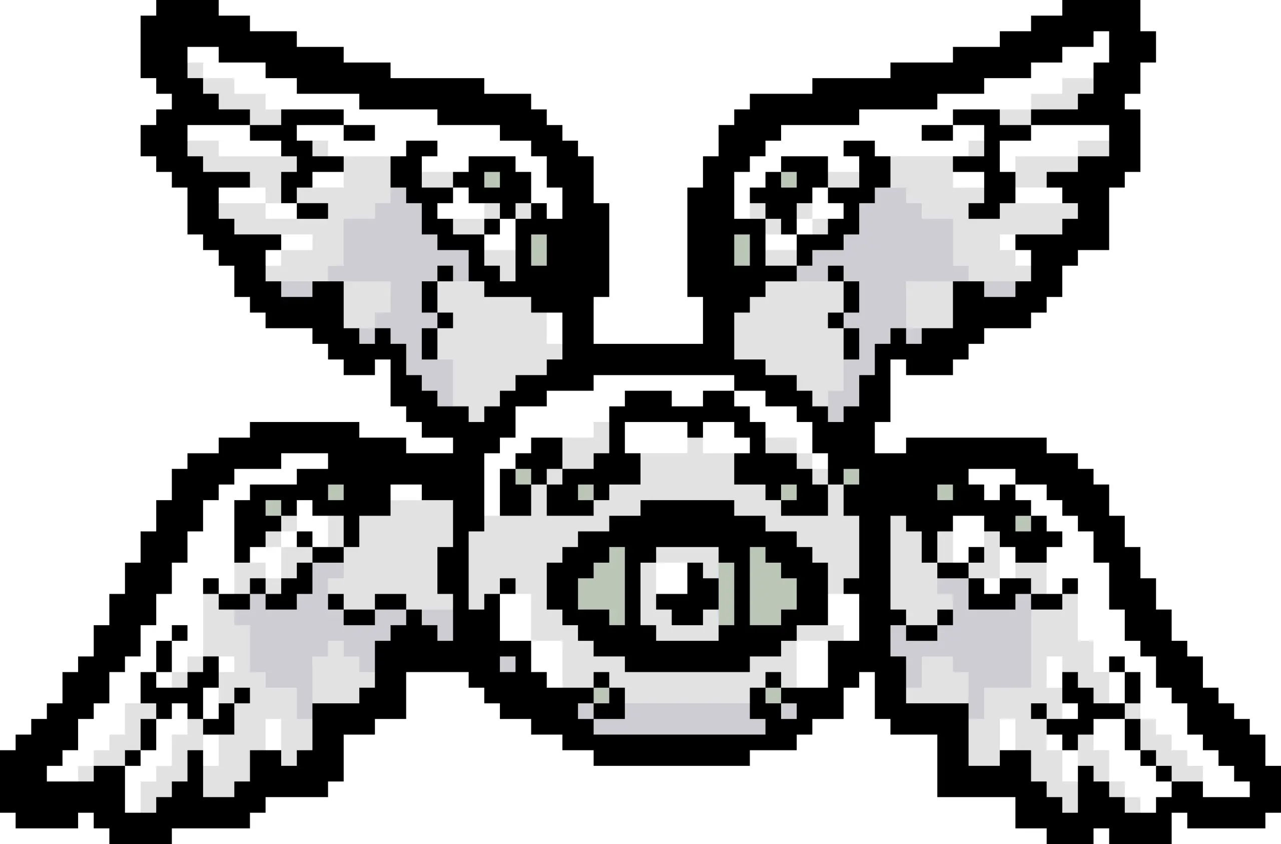 Mewgenics Seraph Cat fuse bead pattern