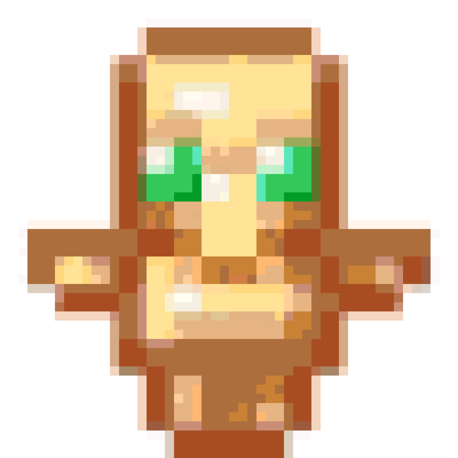 Minecraft Totem of Undying fuse bead pattern