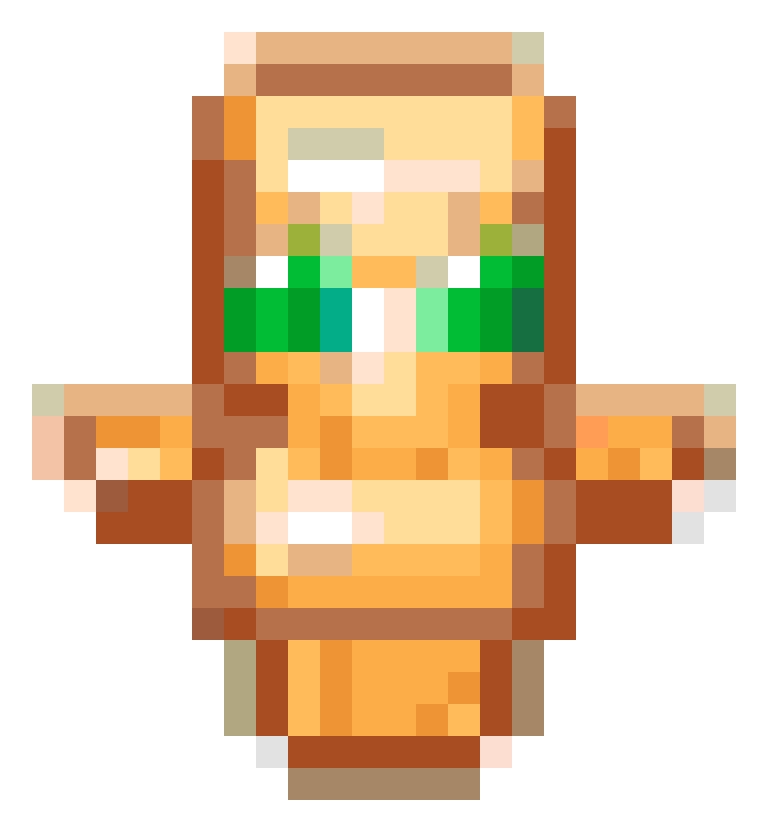 Minecraft Totem Pixel fuse bead pattern