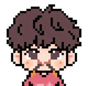 Noh Inwoo Portrait アイロンビーズ図案（無料プリント）