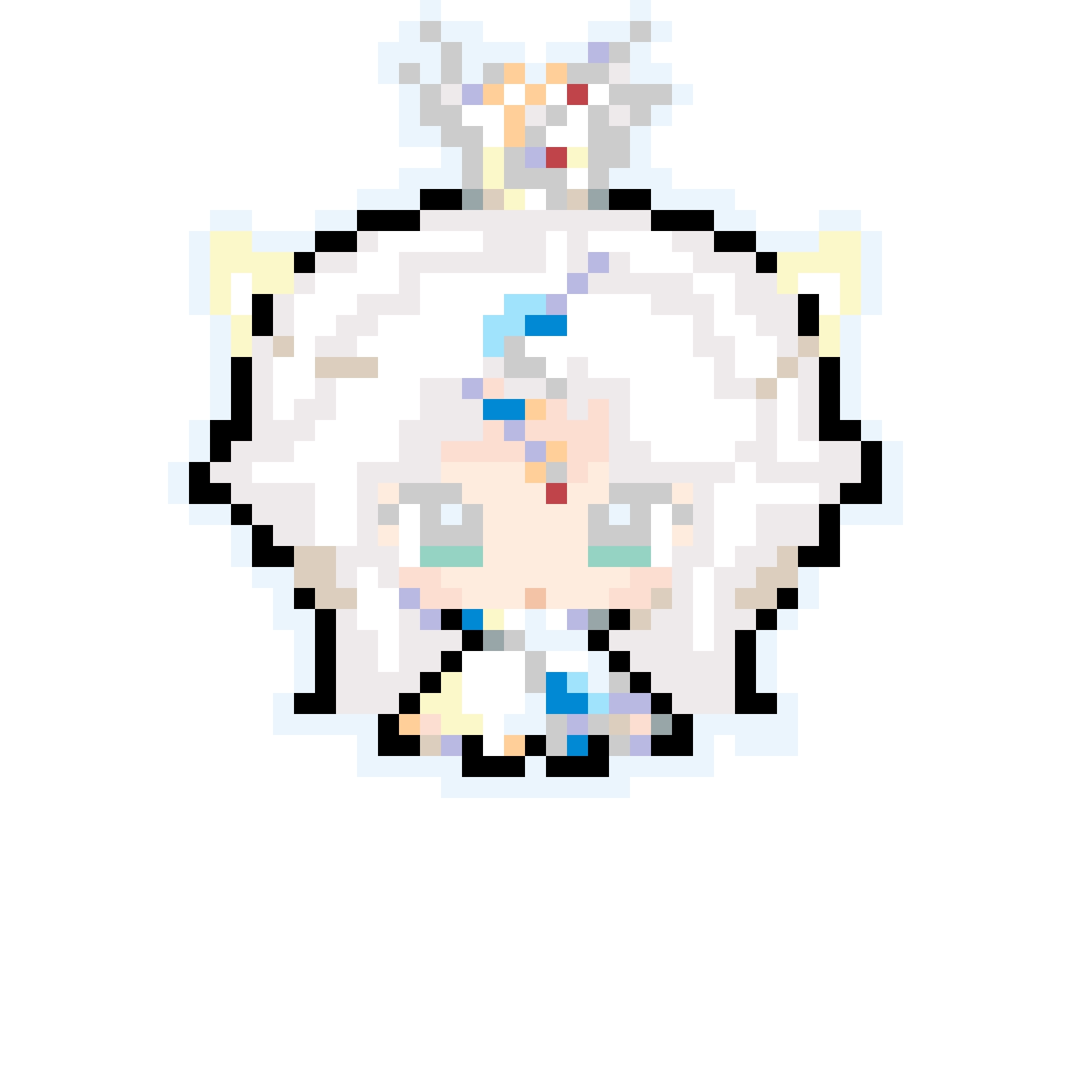 Nvwa Goddess fuse bead pattern