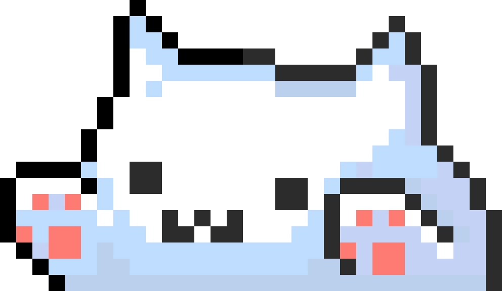 Nyan Cat fuse bead pattern