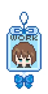 Omamori Charm Cat Fuse Bead Pattern (Free Printable)