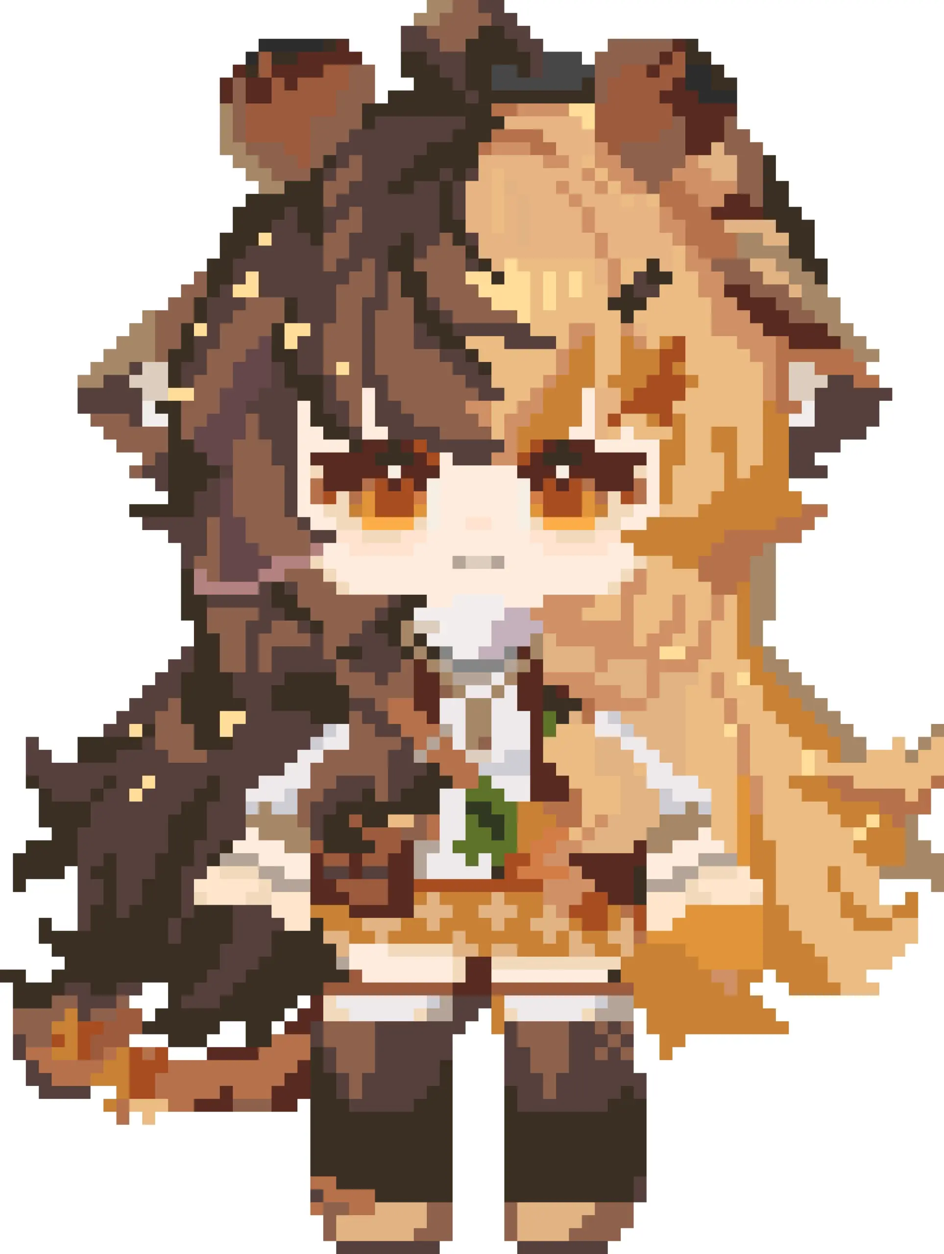Orihara Chibi fuse bead pattern