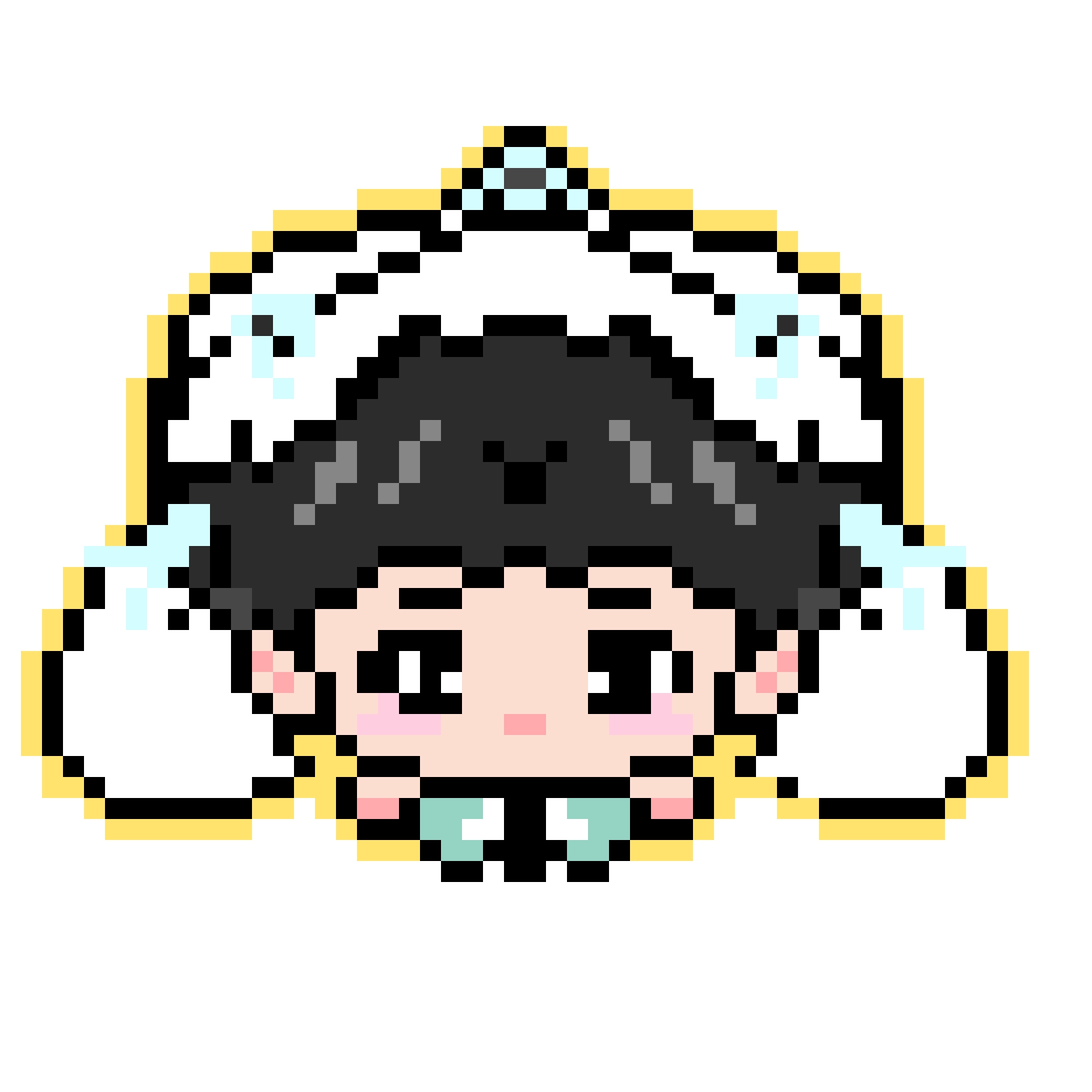Park Siwoo fuse bead pattern