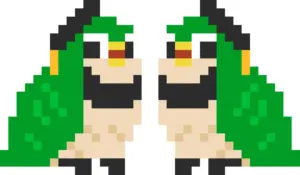 Parrot Green Patrón de Cuentas de Fusión (Imprimible Gratis)