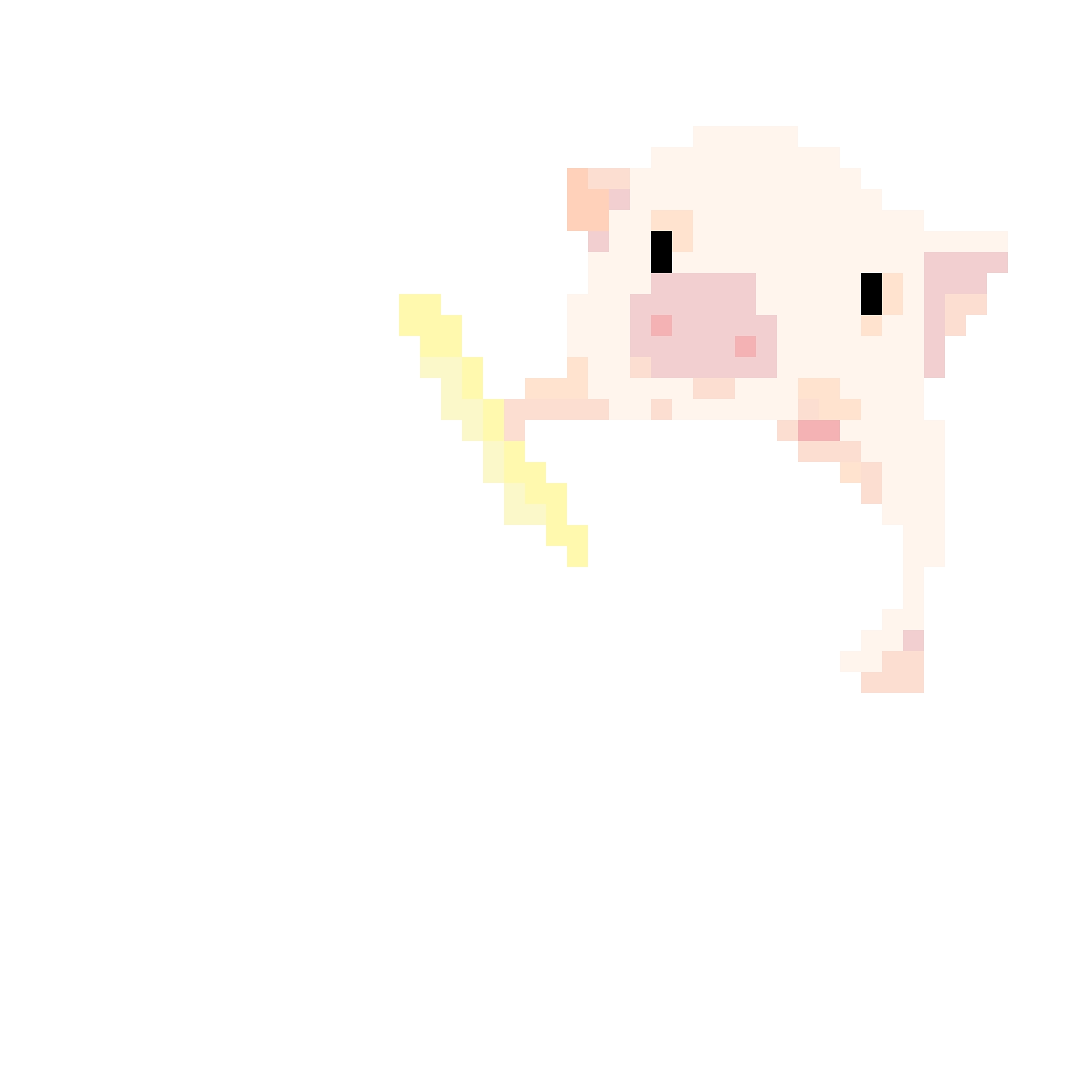 Piggy Eating fuse bead pattern