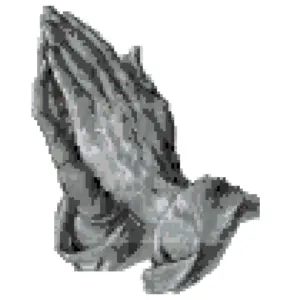 Praying Hands Padrão de Contas de Fusão (Imprimível Grátis)