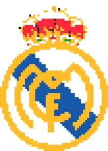 Real Madrid Crest Patrón de Cuentas de Fusión (Imprimible Gratis)