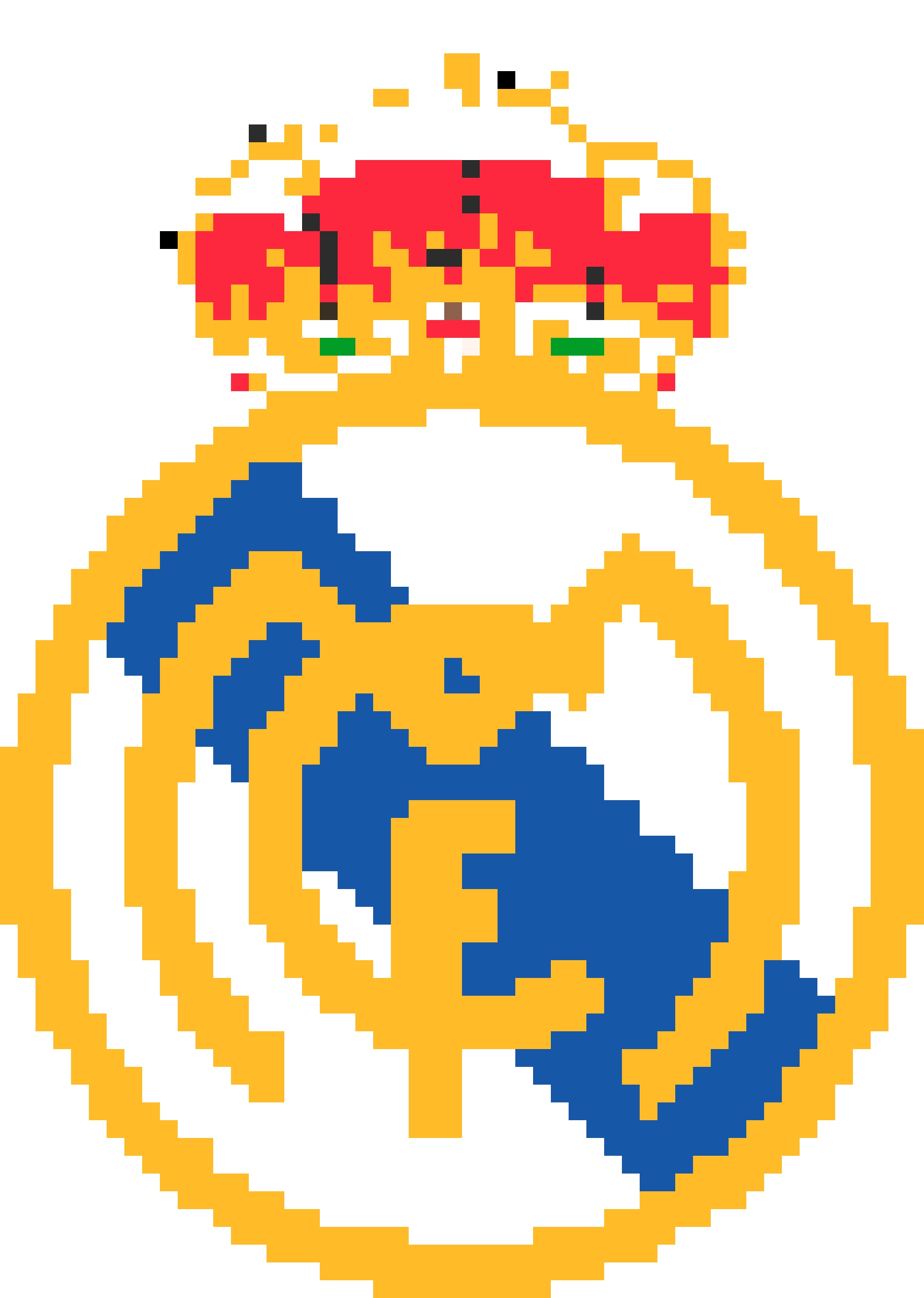 Real Madrid Crest fuse bead pattern