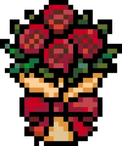Rose Bloom Chart Patrón de Cuentas de Fusión (Imprimible Gratis)