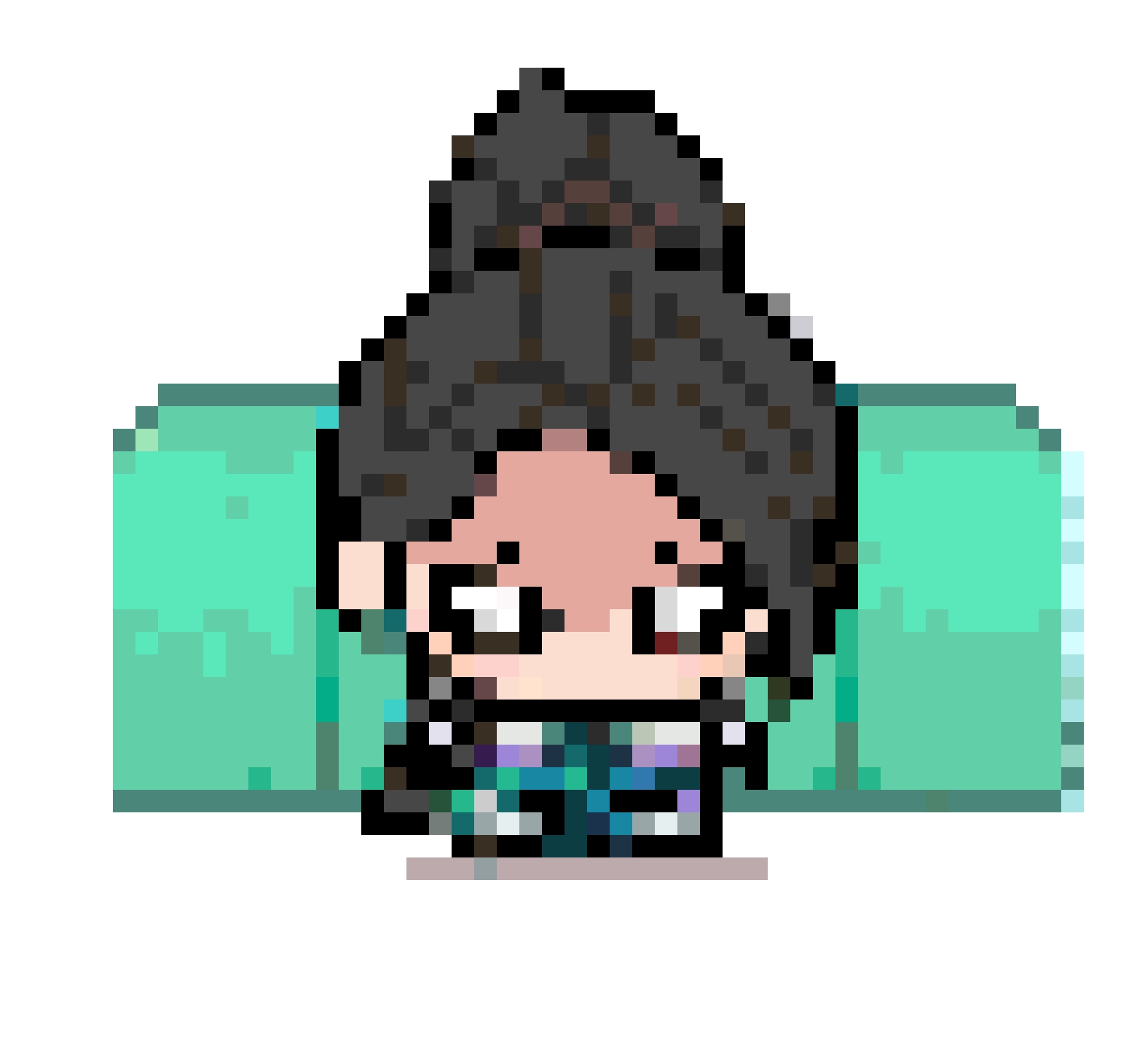 Sage Character fuse bead pattern