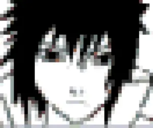 Sasuke Uchiha 퓨즈 비즈 도안 (무료 인쇄)