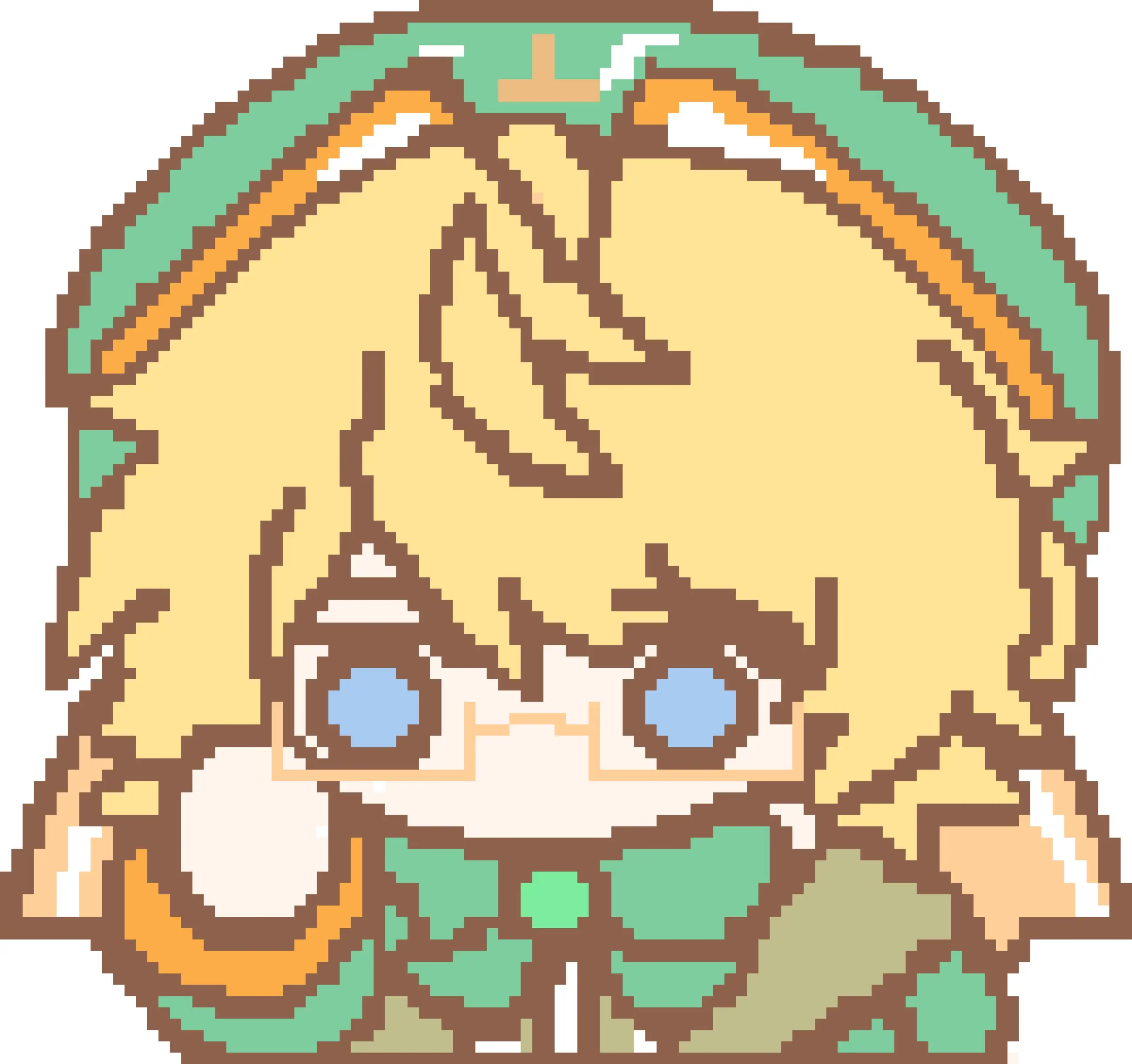 Shushan Snake OC fuse bead pattern