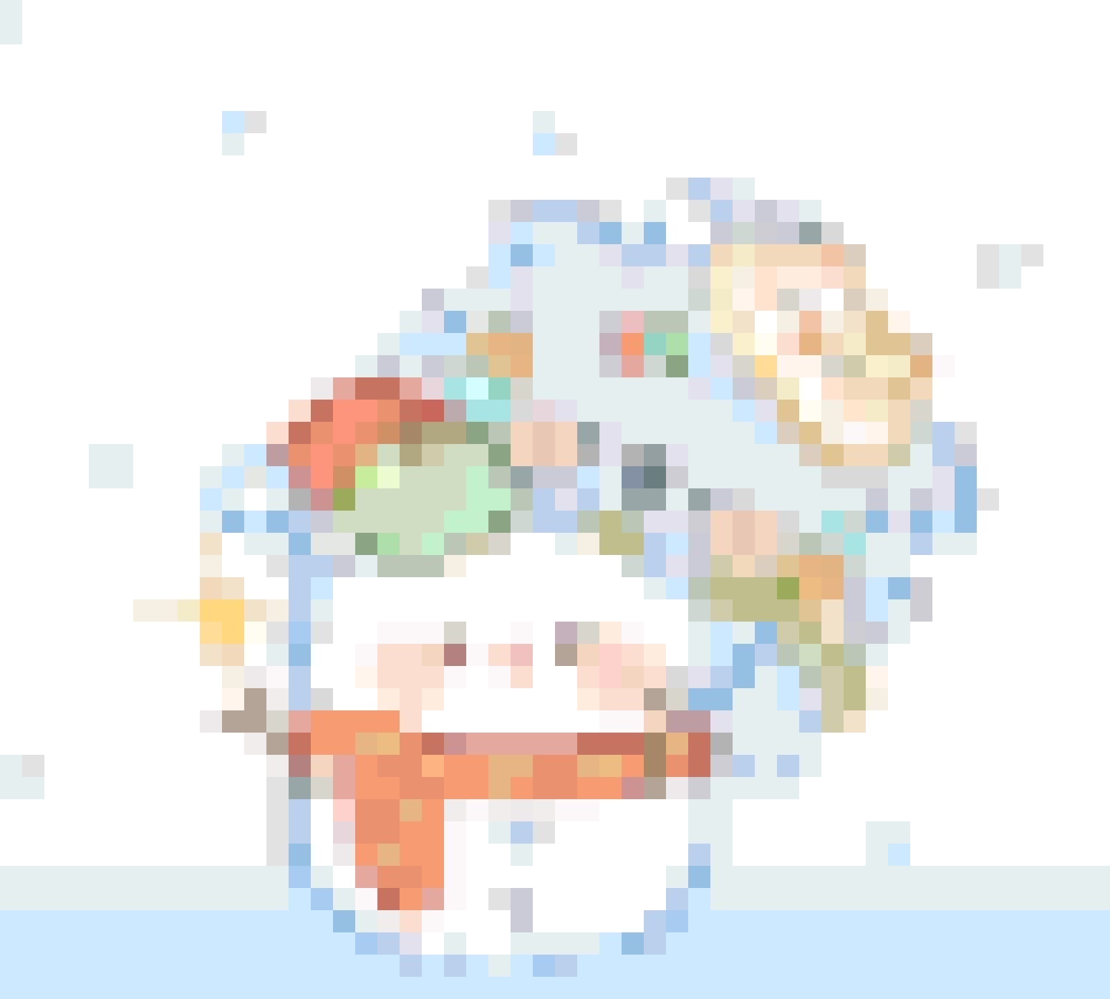 Snowman and Koala fuse bead pattern