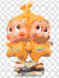 Star Person نمط خرز دمج (طباعة مجانية)