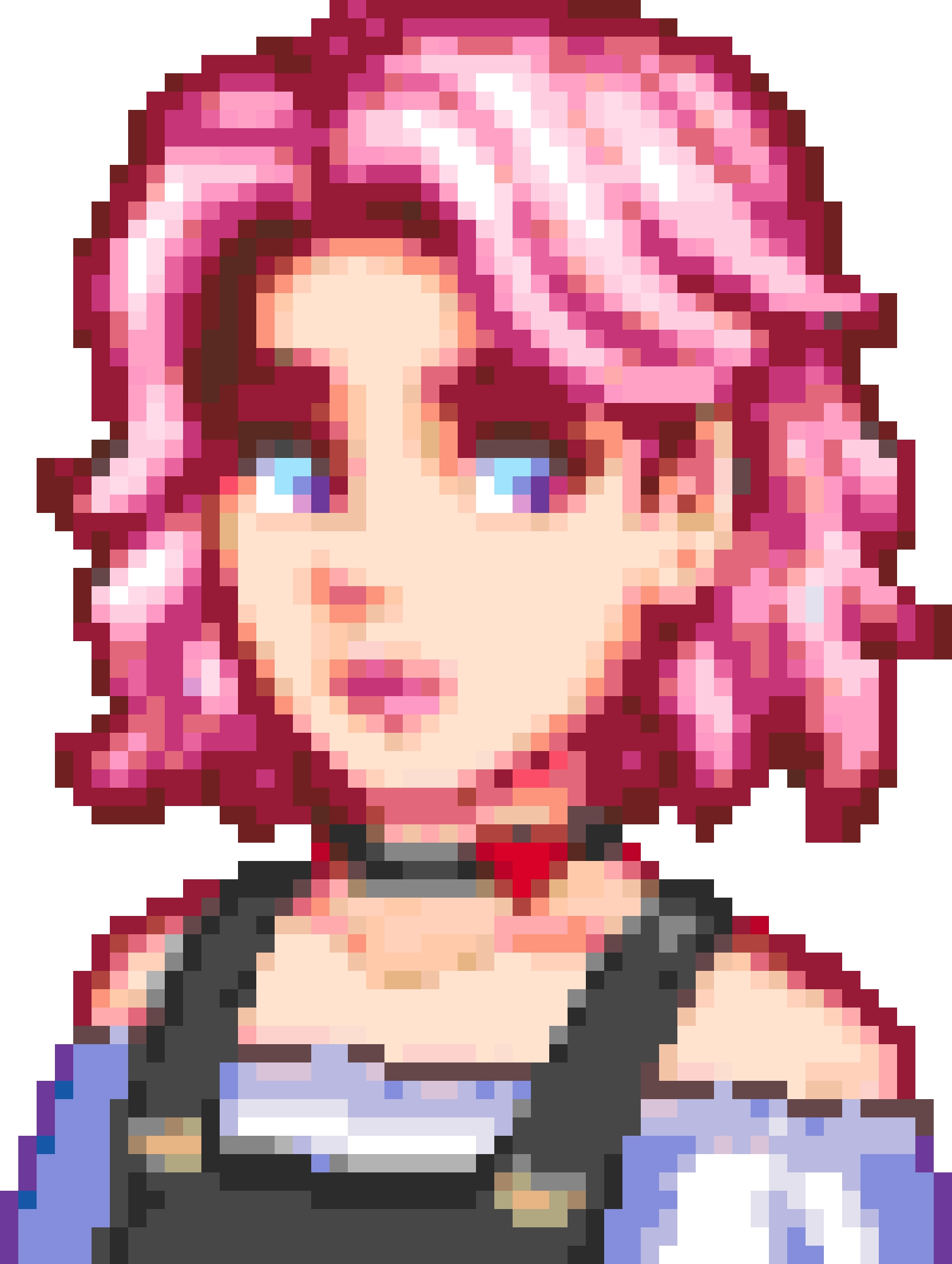 Stardew Valley Sophia fuse bead pattern