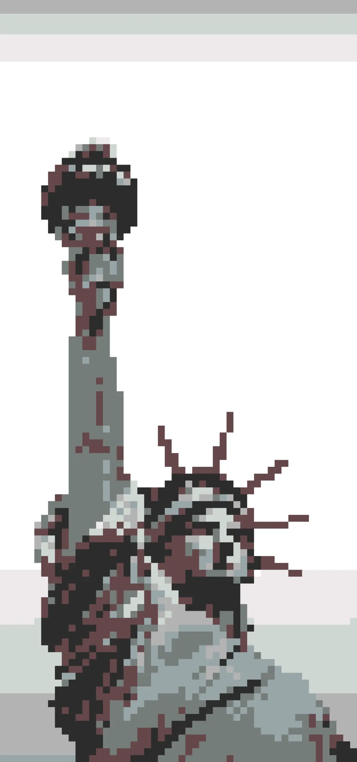 Statue of Liberty fuse bead pattern