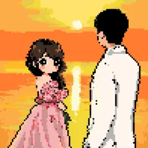 Sunset Glow نمط خرز دمج (طباعة مجانية)