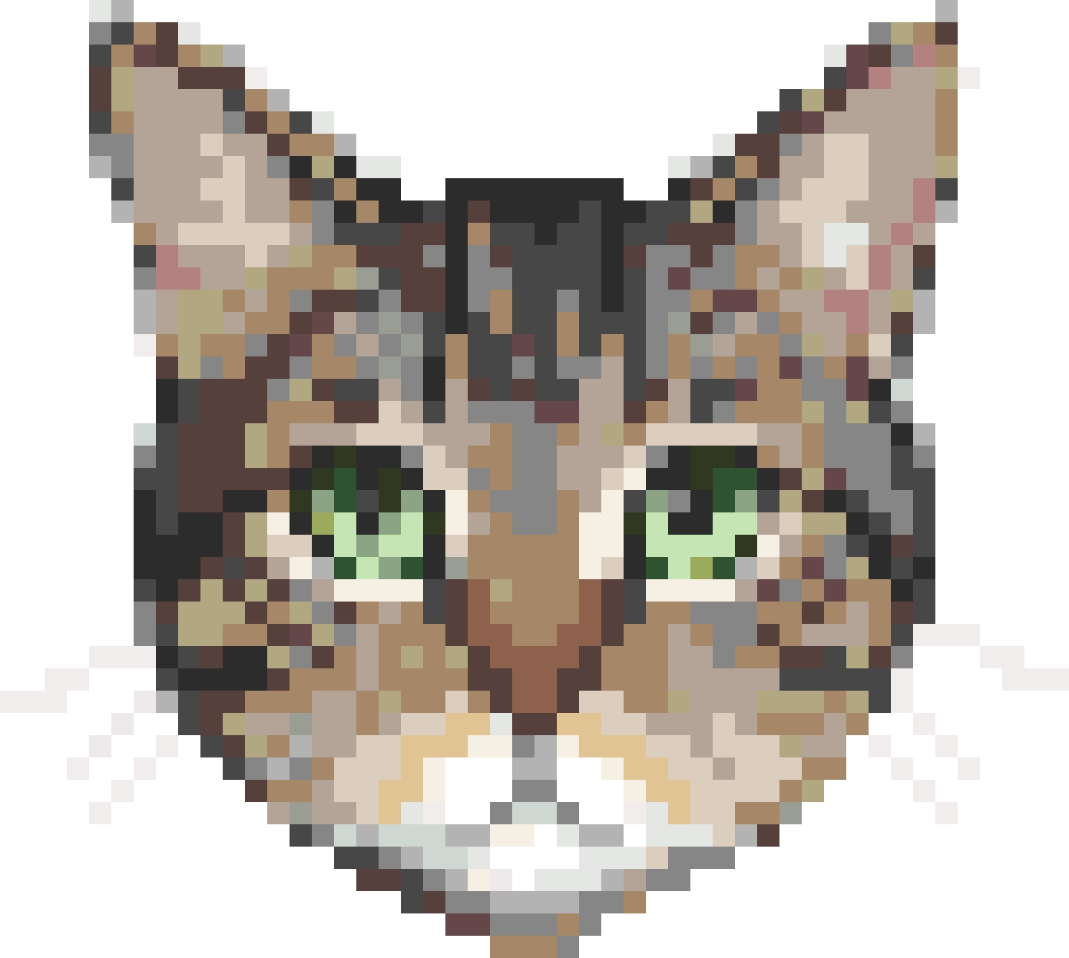 Tabby Cat fuse bead pattern
