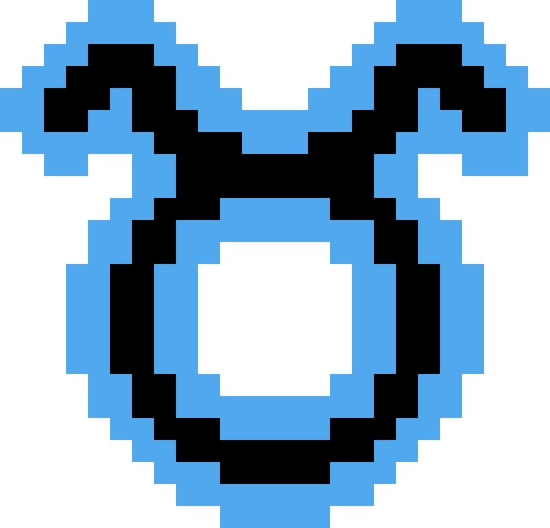 Taurus Zodiac fuse bead pattern