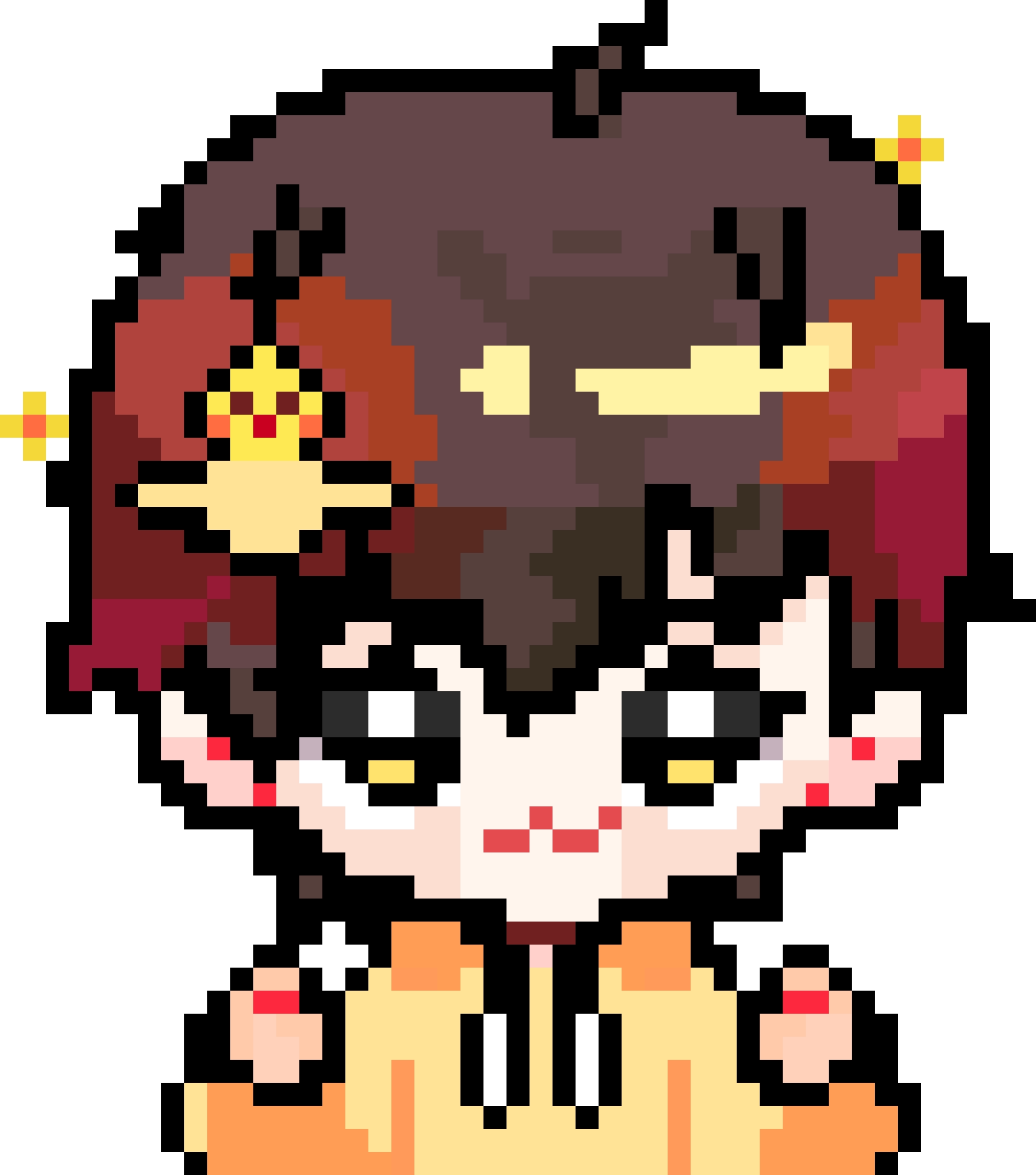 Wolf Team Daozai Emoji fuse bead pattern
