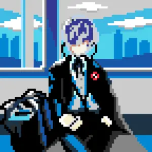 Yuuki Makoto Fuse Bead Pattern (Free Printable)