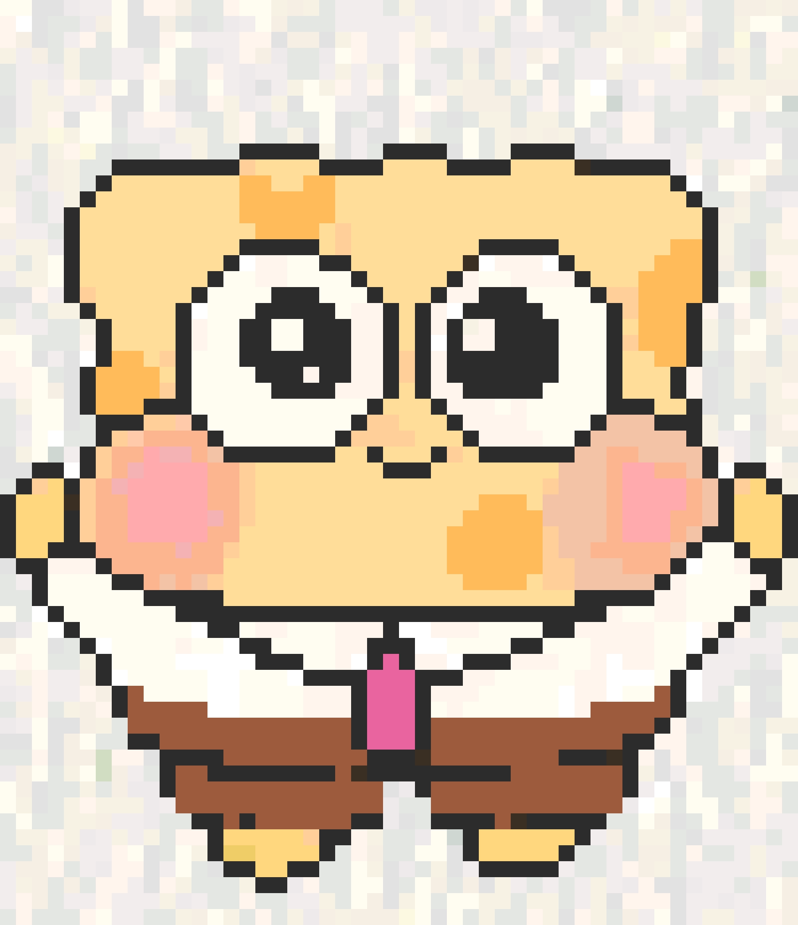 Zhaozhao SpongeBob fuse bead pattern