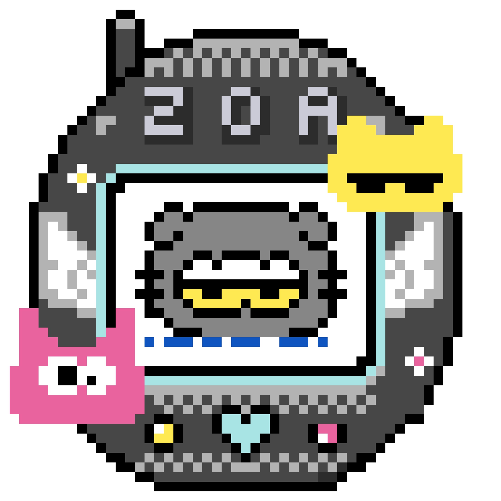 Zoa Tamagotchi fuse bead pattern