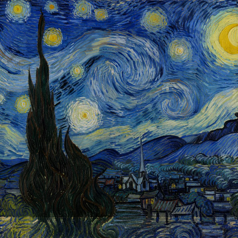 The Starry Night painting by Vincent van Gogh